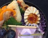 文月16　たらこおにぎり　涼弁当作り方5写真