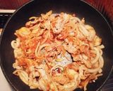 簡単☆豚キムチうどん作り方3写真