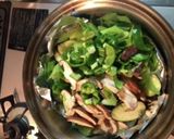 鶏皮と茄子の炒めもの(塩味)作り方5写真
