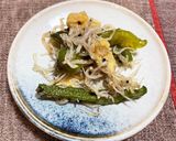 ちりめんと緑と黄色の山椒塩炒め作り方6写真