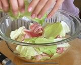 豚肉とキャベツのねぎポン酢だれ作り方1写真