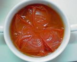 レンジで3分☆絶品フレッシュトマトスープ作り方4写真
