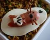 お弁当に✿らっこウインナー作り方10写真