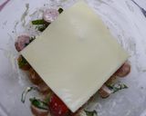 レンジで簡単！シャウエッセンバジルチーズ作り方3写真