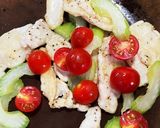 サッポロ一番を鶏とセロリで冷やしで食べよ作り方9写真
