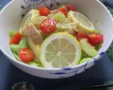サッポロ一番を鶏とセロリで冷やしで食べよ作り方13写真