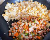 ベビーハムで簡単チャーハン(*^^*)作り方8写真