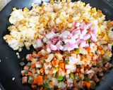 ベビーハムで簡単チャーハン(*^^*)作り方9写真