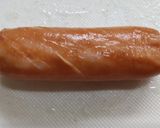 ウィンナーの餃子の皮包み揚げ作り方1写真