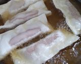 ウィンナーの餃子の皮包み揚げ作り方5写真