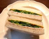 焼豚、生ゴーヤ、玉子のサンドイッチ作り方4写真