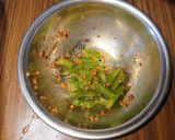 ヨウサマの減塩アスパラのペペロンチーノ作り方1写真