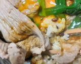簡単　ラム肉でスタミナ丼作り方13写真