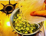野菜と鶏ハムと刻みオクラで★フォー麺★作り方3写真