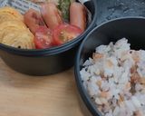 自分弁当・7月9日作り方1写真
