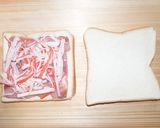 焼豚のボリュームホットサンド☆中華味作り方2写真