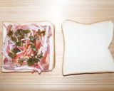 焼豚のボリュームホットサンド☆中華味作り方3写真