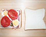 焼豚のボリュームホットサンド☆中華味作り方4写真