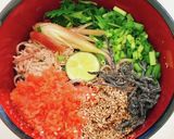 お出汁で食べるツナと明太子のパスタ作り方4写真