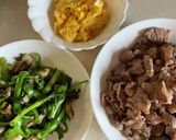牛カルビ三色丼作り方8写真