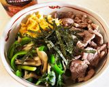 牛カルビ三色丼作り方9写真