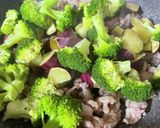 豚こまと野菜のハニーマスタード作り方6写真