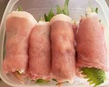 みょうがとしその豚肉巻き作り方3写真