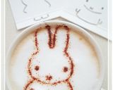 【オリジナル】ステンシルカプチーノ作り方16写真