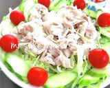 夏休みランチ❤冷しゃぶサラダうどん｡ஐஃ作り方6写真