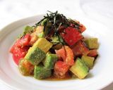 わさびポン酢でアボカドとトマトのサラダ作り方5写真