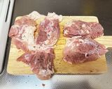 鶏もも肉とゆで卵の親子揚げ＊猫つまみ作り方2写真