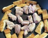 親子丼の上だけ　揚げいり作り方2写真
