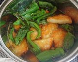 万願寺とうがらしとかぼちゃの炊いたん作り方5写真