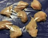 ハウスジャワカレー味鶏胸茄子ピーマン炒め作り方3写真