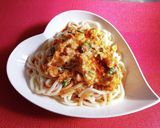 レンジで簡単♡オクラとツナの旨辛うどん♪作り方4写真