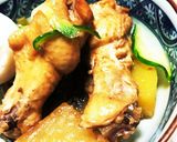 簡単鳥手羽　ポン酢煮作り方4写真