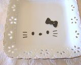 キティちゃんの海苔カット（キャラ弁）作り方8写真
