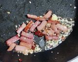 野菜の【皮】とベーコンの洋風きんぴら作り方4写真