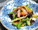 野菜の【皮】とベーコンの洋風きんぴら作り方7写真