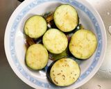 レンジ和風トマトスープ味茄子豆腐サンド蒸作り方8写真