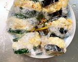 レンジ和風トマトスープ味茄子豆腐サンド蒸作り方9写真