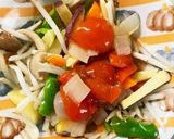 レンジ和風トマトスープ味茄子豆腐サンド蒸作り方23写真