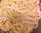 イカそうめんで簡単☆イカ明太バターパスタ作り方6写真