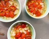 レンジ和風トマトスープ味茄子豆腐サンド蒸作り方11写真