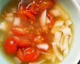 レンジ和風トマトスープ味茄子豆腐サンド蒸作り方12写真