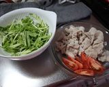 ごまたっぷり♡冷しゃぶサラダラーメン作り方4写真