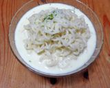 まるでかき氷！ブルーハワイ豆乳ラーメン作り方6写真