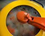 大葉入り鶏団子と野菜のスープ *☻*作り方4写真