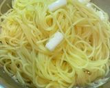 マヨネーズでコク！明太子とイカのパスタ作り方8写真