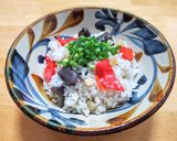 ナスとショウガのレンジで炊き込みゴハン作り方4写真